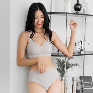 air-ee Cotton Seamless Bra in Earl Grey (Machine Wash Edition) Limited Edition