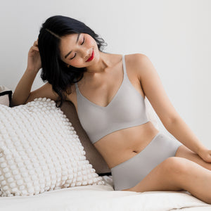 air-ee Cotton Seamless Bra in Earl Grey (Machine Wash Edition) *Limited Edition