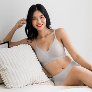 air-ee Cotton Seamless Bra in Earl Grey (Machine Wash Edition) Limited Edition