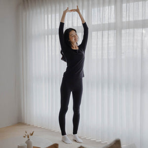 HeatHug! Thermal Long Pants in Black