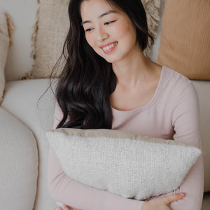 HeatHug! Thermal 2-in-1 Square Neck Long Sleeve with In-Built Bra Top in Winter Blush