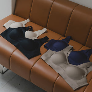 Air-ee Seamless Bra in Almond Nude - Thick Straps (Signature Edition)