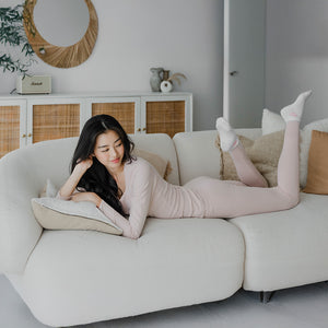 HeatHug! Thermal Long Pants in Winter Blush