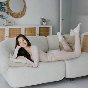HeatHug! Thermal Long Pants in Winter Blush