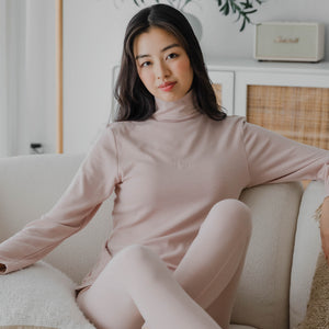 Ultra Thermal Wear Warm Set in Winter Blush