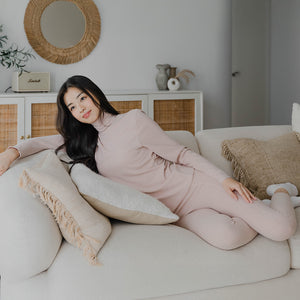 HeatHug! Thermal Long Pants in Winter Blush