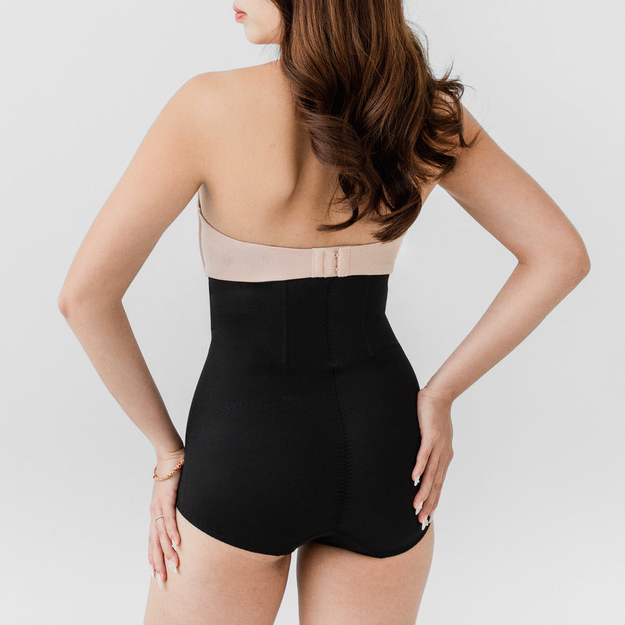 Max Sculptor! 2-in-1 High Compression Shapewear Cheekie in Black