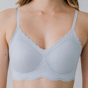air-ee Lace Seamless Bra in Cotton Candy Blue (Signature Edition)