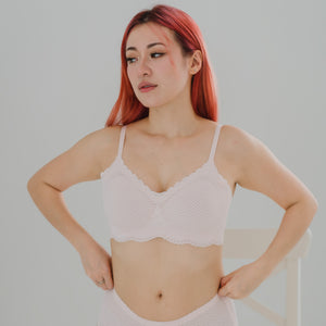 air-ee Lace Seamless Bra in Cotton Candy Pink (Signature Edition)