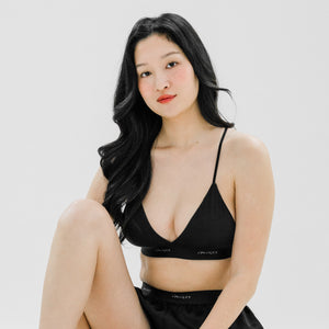 Soft-Cup Modal Lightly-Lined Bralette in Eclipse