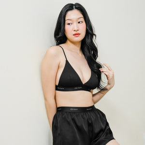 Soft-Cup Modal Lightly-Lined Bralette in Eclipse