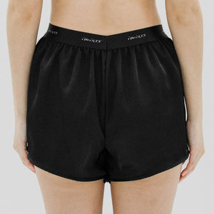 Luxurious Cooling Crease-less Satin Shorts V2.0 in Eclipse