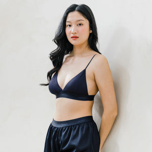 Soft-Cup Modal Lightly-Lined Bralette in Moonlight