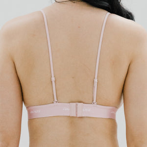 Soft-Cup Modal Lightly-Lined Bralette in Shimmering Blush