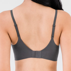 air-ee Cotton Seamless Bra in Charcoal (Machine Wash Edition) *Limited Edition