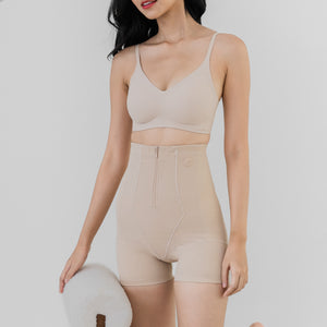 Max Sculptor! 3-in-1 High Compression Shapewear Shortie in Nude