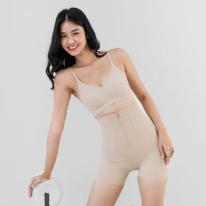 Max Sculptor! 3-in-1 High Compression Shapewear Shortie in Nude