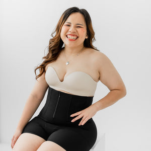 Max Sculptor! 3-in-1 High Compression Shapewear Shortie in Black