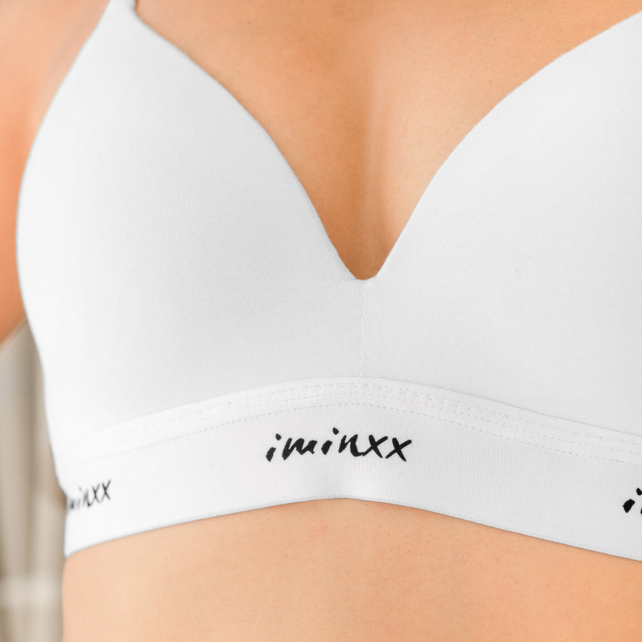 MagicLift Modal Wireless Bra in Slate White