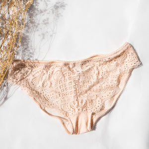 Sexy Beyond Words Bikini Cheeky in Nude (Size S Only)
