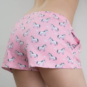 Little Majestic Rainbow Unicorn Lounge Shorts