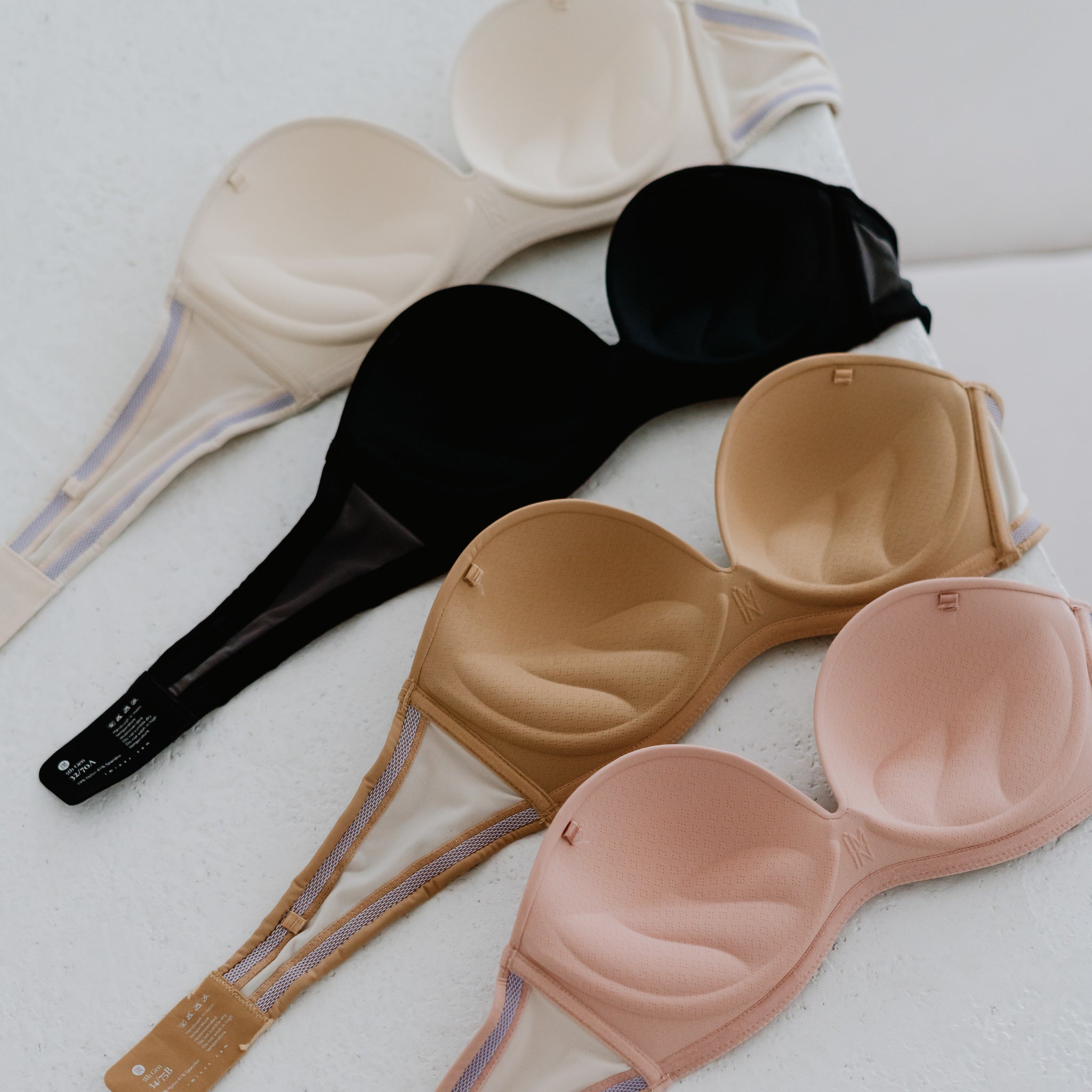 5th Gen 100% Non-Slip Strapless Bra in Toffee Cream