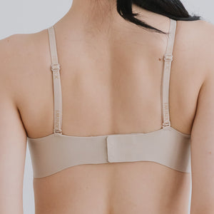 Air-ee Seamless Bra in Almond Nude - Square Neck (Signature Edition)