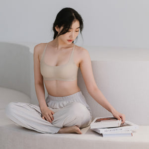 Air-ee Seamless Bra in Almond Nude - Square Neck (Signature Edition)