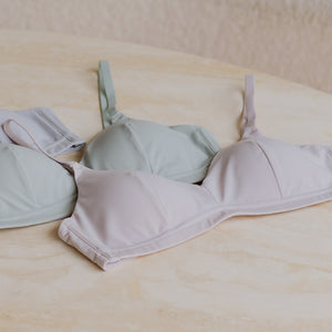 On Cloud Nine! All Day Lightly-Lined Bralette in Powder Avocado