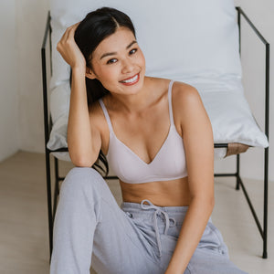 On Cloud Nine! All Day Lightly-Lined Bralette in Powder Cherry