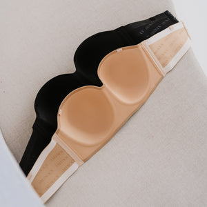 Full Scoop! Seamless Lightly-lined Anti-slip Strapless Wireless Bra in Biscotti Nude