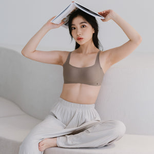 Air-ee Seamless Bra in Hojicha - Square Neck (Signature Edition) *Limited Edition