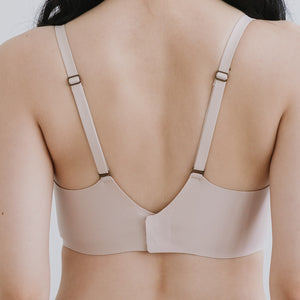 Air-ee Seamless Bra in Creamy Latte - V-Neck (Signature Edition)