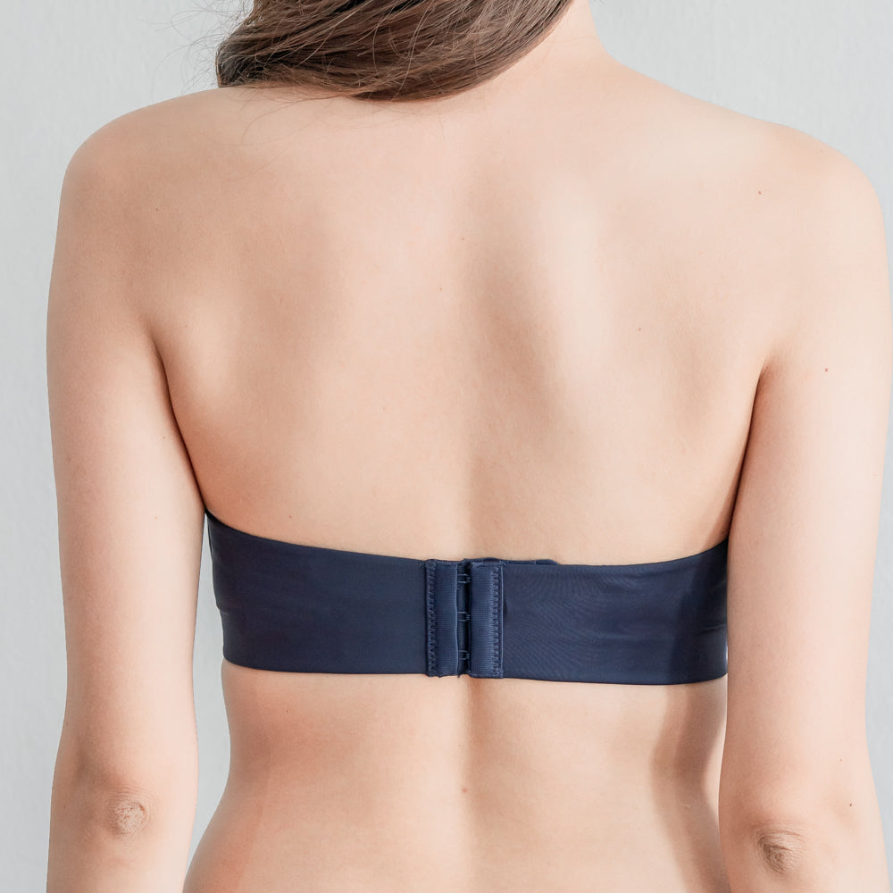 4th Gen X 100% Non-Slip Wireless Strapless Bra in Navy