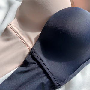 LIFT IT UP! 100% Non-Slip Super Push Up Strapless Wireless Bra in Nude (Size XL & XXL only)