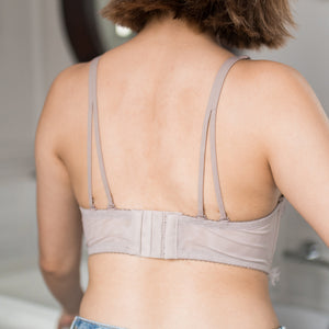 Sunday Lacey Wireless Super Push Up in Earl Grey (Size M only)