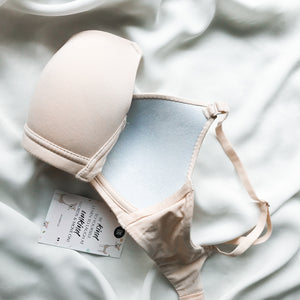 *RESTOCKED* Ultra Soft Freedom Wireless Bra (Modal® Fabric) in Nude (Size S Only)