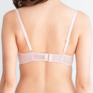 Snuggle-In! Mini Polka Wireless Bra in Pink (Size S only)