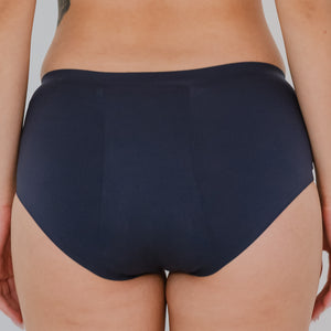 Hello Period! Seamless Mid-Rise Cheekie in Buttery Teal Marine