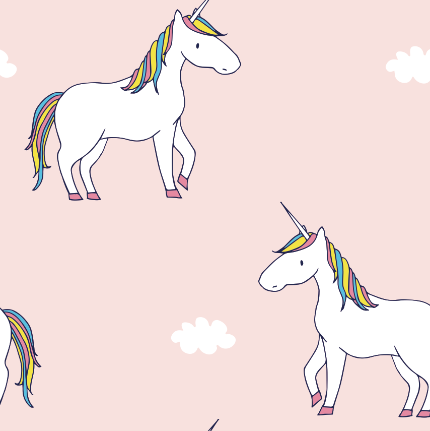 Little Majestic Rainbow Unicorn Lounge Shorts