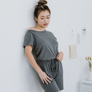 Everyday Modal® Fabric Loungewear set in Dark Grey