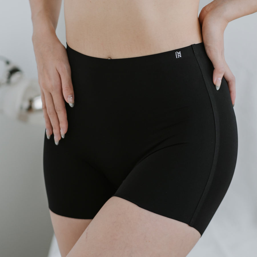AIR-SHAPER Super Mid-Rise Seamless Shortie (Gentle Compression)
