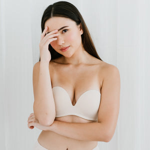 LIVE FREE! Lightly-Lined 100% Non-Slip Strapless Wireless Bra & Bralette  Collection Tagged 38A/85A