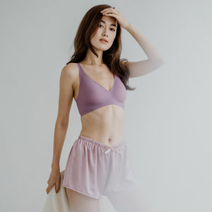 Air-ee Seamless Bra in Lilac - V-Neck (Superfine) (Size XXL Only)