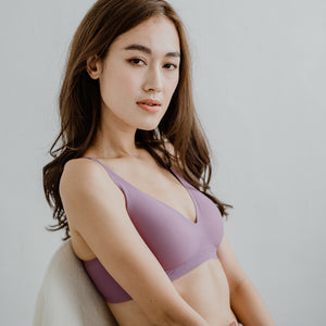 Air-ee Seamless Bra in Lilac - V-Neck (Superfine) (Size XXL Only)