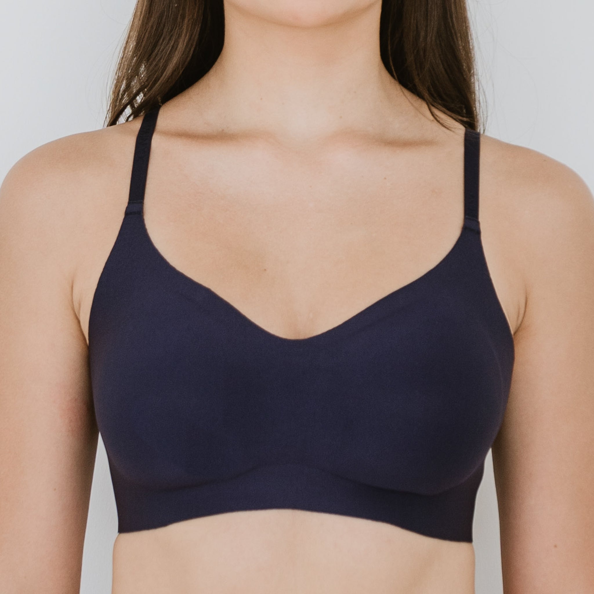 Air-ee Seamless Bra in Midnight Blue - Thick Straps (Signature Edition)
