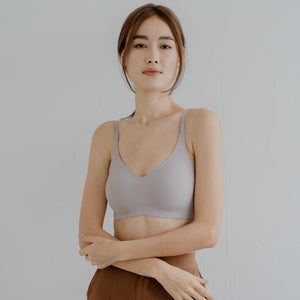 Air-ee Seamless Bra in Ash - Thin Straps (Superfine) (Size M Only)