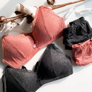 Redefined Comfort Lacey Wireless Bra in Black (Size S, L & XL)