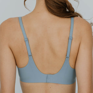 Everyday Comfort Seamless Wireless T-Shirt Bra in Blue (Size S Only)