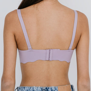 Comfy Sleek! Seamless Push Up Wireless Bra in Lilac